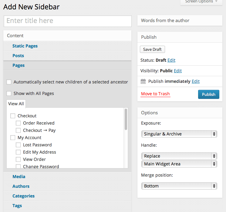 content aware sidebars content aware sidebars
