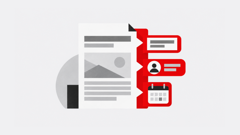 eBook - O que é a Geração de Leads? 7 Página de artigo associada a título, autoria e data, representando a identificação de informação por dados estruturados.